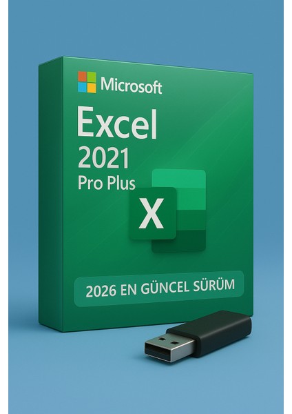 Office 2021 Pro Plus Orijinal Retail Key Lisans | 2026 Güncel Sürüm | USB Kurulum Belleği + Ömür Boyu Kurulum Etkinleştirme Satış Sonrası Teknik Destek modelleri