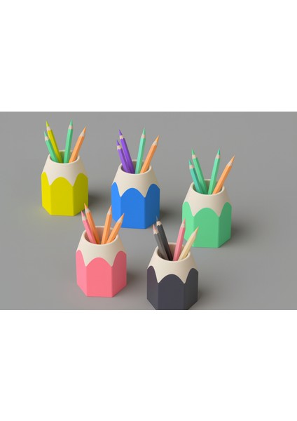 Kalem Ucu Tasarımlı Kalemlik