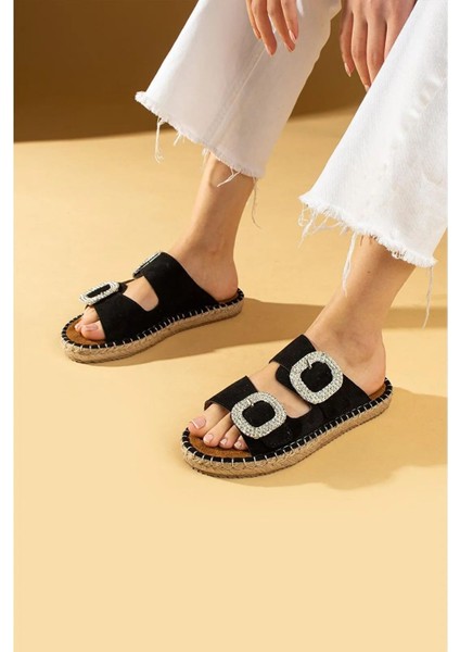 Hertas Siyah Nubuk Tokalı Terlik fiyatları