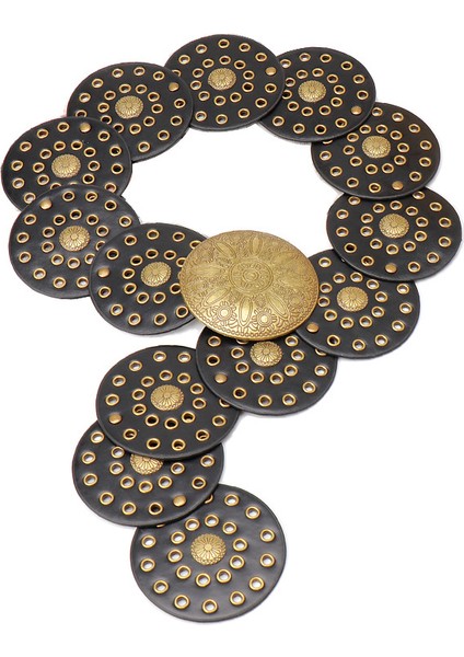 Kadın Metal Madalyon Tokalı, Zımbalı Kovboy Stil Yeni Trent Kemer modelleri