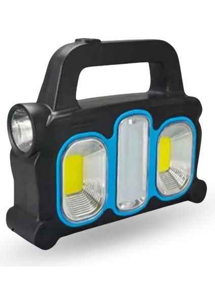 Büro Ev Ofis Kamp Keyfi Için Solar Şarjlı Taşınır Powerbank Çalışma Lambası