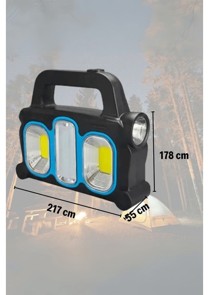 Büro Ev Ofis Kamp Keyfi Için Solar Şarjlı Taşınır Powerbank Çalışma Lambası modelleri