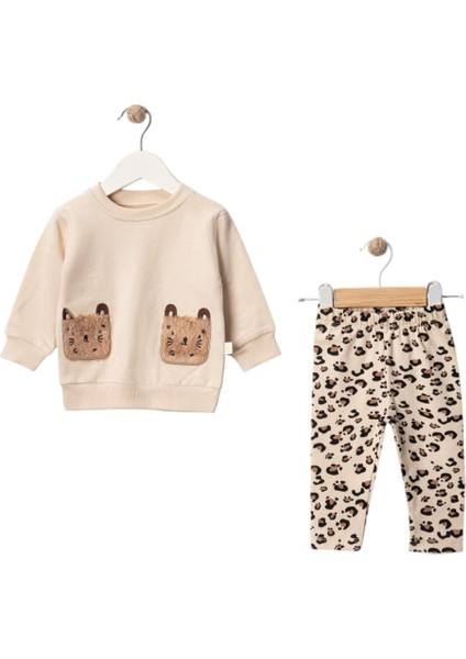 Tavşan Cepli Ikili Kız Takım