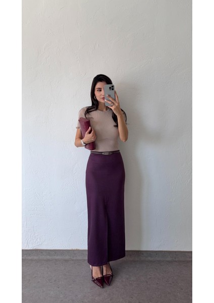 Kemerli Mürdüm Etek