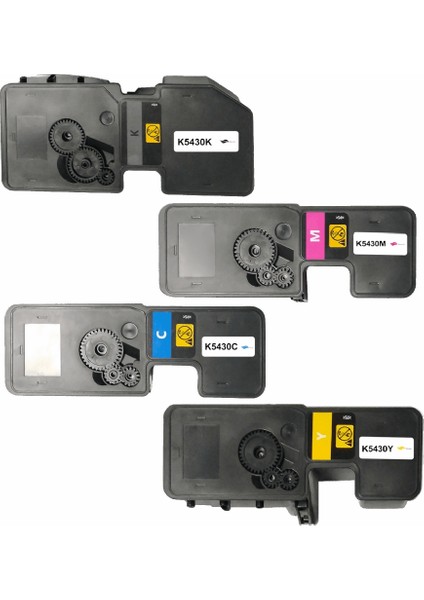 Kyocera Ecosys MA2100CWFX TK-5430 Chipli 4 Renk Ithal Muadil Toner Seti - Siyah 1.250 Sayfa / Renkliler 1.200 Sayfa