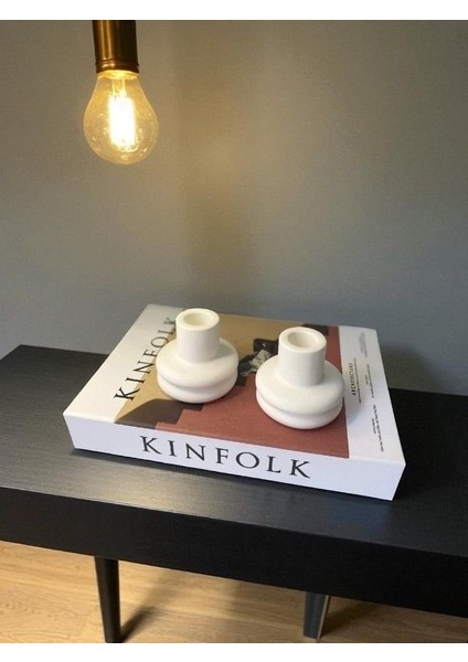 2'li Pinterest Bubble Şamdan Mumluk