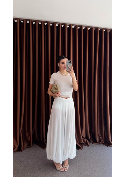 V Kesim Beyaz Şalvar