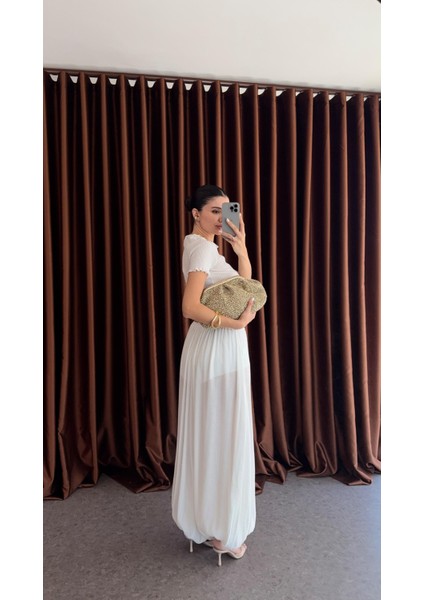 V Kesim Beyaz Şalvar fiyatları