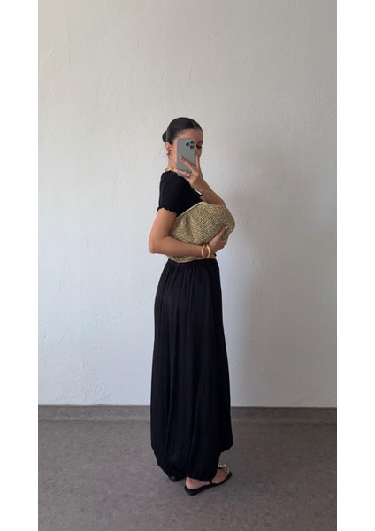 V Kesim Siyah Şalvar fiyatları