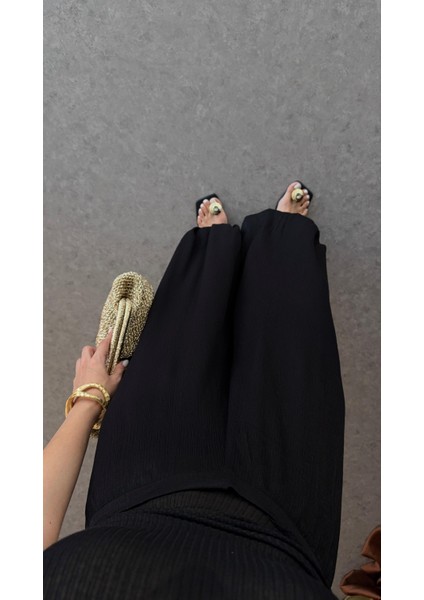 V Kesim Siyah Şalvar indirimleri