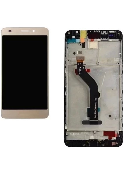 Huawei Uyumlu Gt3 LCD Ekran Gold Çıtalı
