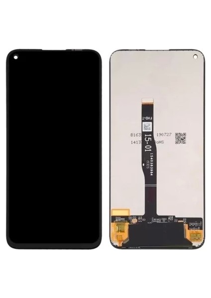 Huawei Uyumlu P40 Lite LCD Ekran Siyah Çıtasız Servis