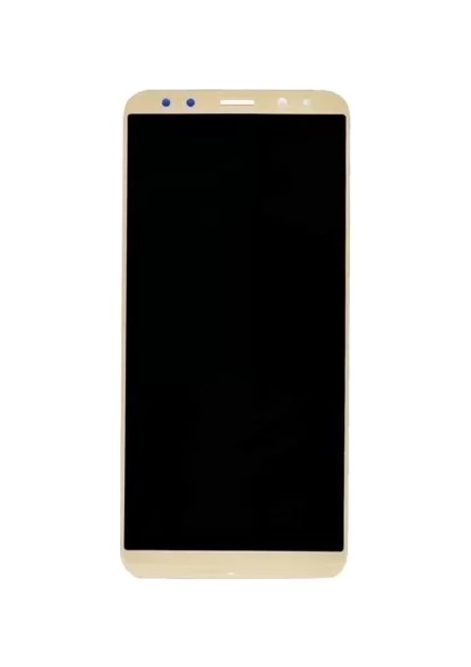 Huawei Uyumlu Mate 10 Lite LCD Ekran Gold Çıtalı