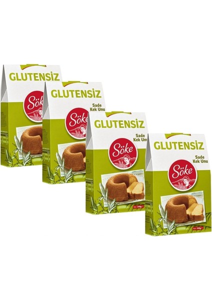 Glutensiz Kek Un Sade 4X240 Gr 4'Lü Set fiyatları