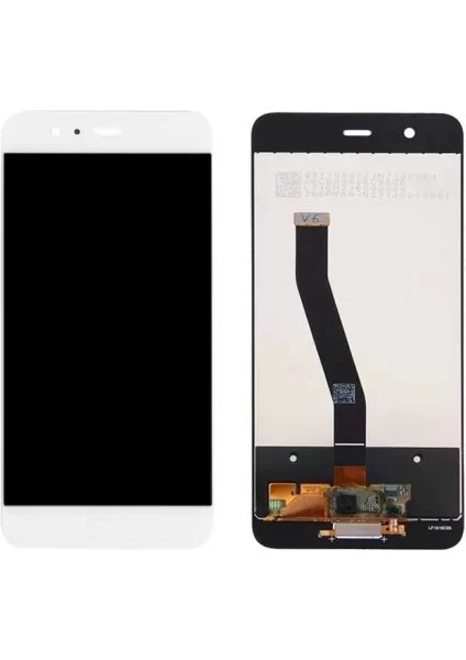 Huawei Uyumlu P10 LCD Ekran Beyaz Çıtasız