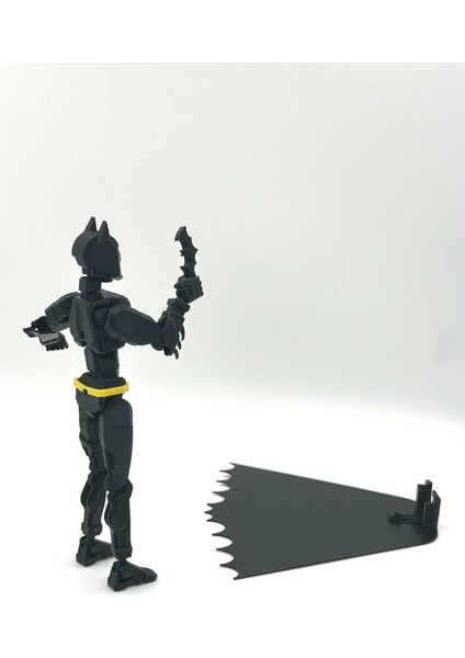 Dummy Batman Figür 14 cm – 2 Ekstra Maske, Batarang & 3 Farklı El Modeli – Koleksiyon Oyuncak