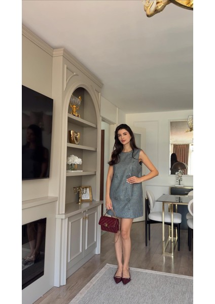 Kazayağı Yelek Elbise