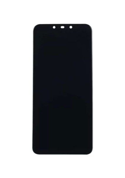 Huawei Uyumlu P Smart Plus 2019 LCD Ekran Siyah Çıtasız