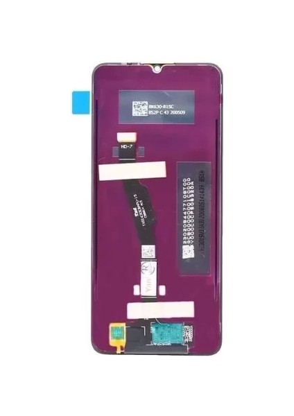 Huawei Uyumlu Y6P LCD Ekran Siyah Çıtasız Servis