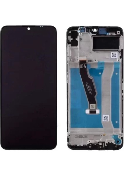 Huawei Uyumlu Y6P LCD Ekran Siyah Çıtalı