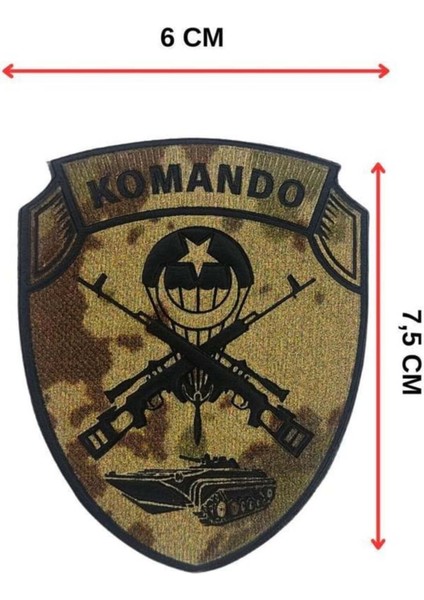 Kamuflaj Kol Patch 3D Plastik, 2025 Yeni Tip, Cırtlı,