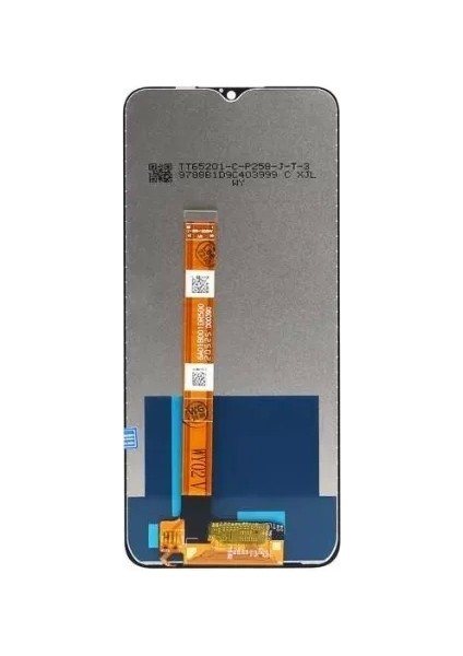 Realme Uyumlu C25Y LCD Ekran Siyah Çıtasız fiyatları