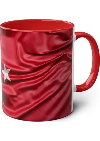 Türk Bayrağı Desenli Baskılı Kupa fiyatları