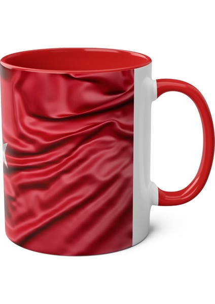 Türk Bayrağı Desenli Baskılı Kupa fırsatları