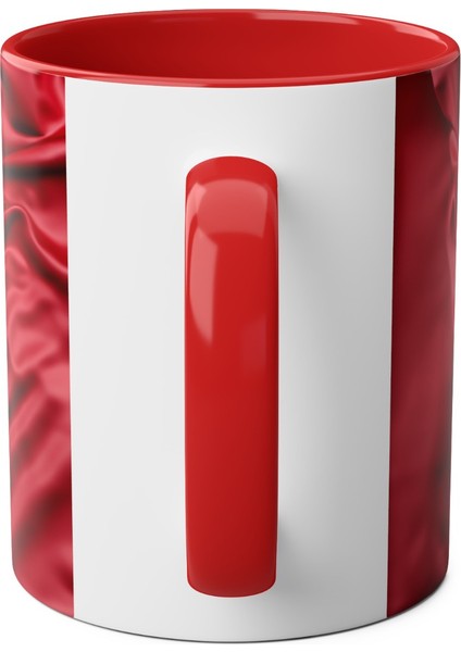 Türk Bayrağı Desenli Baskılı Kupa