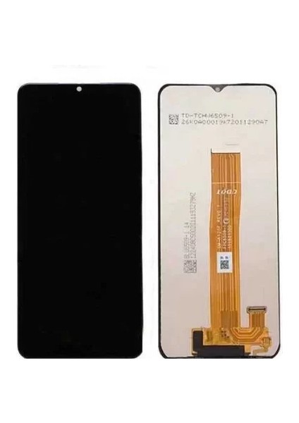 Samsung Uyumlu Galaxy A12 A125 LCD Ekran Siyah Hk Servis Çıtasız