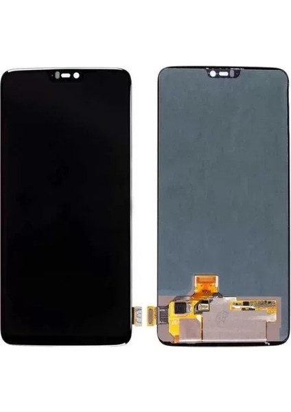 Oneplus Uyumlu 6 LCD Ekran Siyah Çıtasız