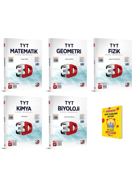 TYT Matematik Geometri Fizik Kimya ve Biyoloji Soru Bankası - Telefon Tutucu