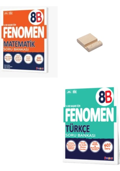 LGS 8. Sınıf B Serisi Matematik Soru Bankası - Türkçe Soru Bankası + Telefon Tutucu