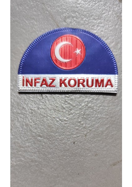 ''infaz Koruma'' Ceza ve Tevkifevleri Arması 3D Plastik, 2025 Yeni Tip, Cırtlı,