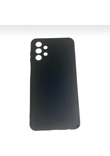 Samsung A23 Lansman Siyah Renk Silikon Telefon Kılıfı