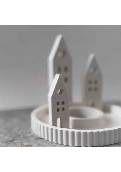 El Yapımı Beton Evler Benzersiz Ev Hediyesi