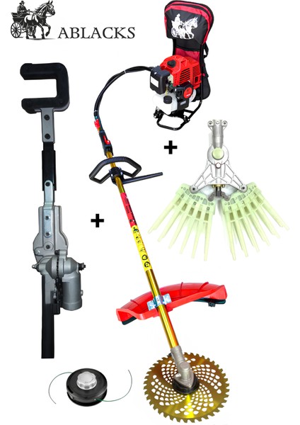 Sırt Tırpan + Tırnaklı Silkeleme + Ağaç Silkeleme Aparatı