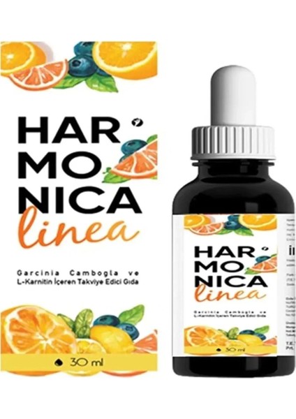 Linea Yüksek Etkili Bel İncelme Damlası 30 ml / Harmonica Linea Slimming Drops 30 ml