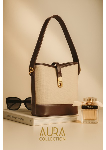 Havana Hasır Omuz Çantası - Kahverengi fiyatları