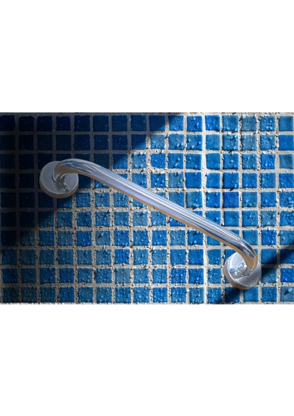 ​​​​​​​duşakabin Içi Yaşlı ve Bedensel Engelli Tutunma Aparatı | 9X30 cm Krom Metal Tutma Barı | Güvenli Dayanıklı Tasarım | Otel Buklet Serisi