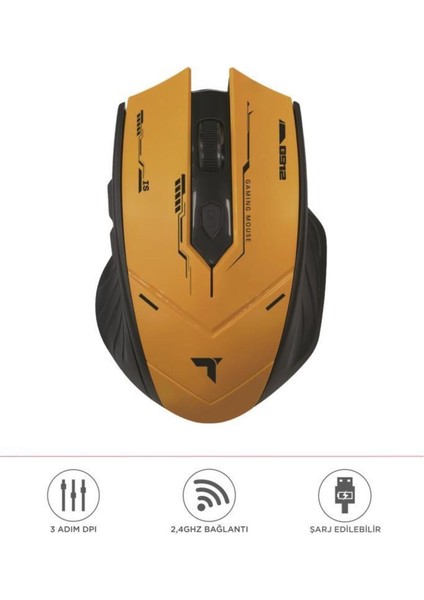 Tm-20 Çift Modlu Kablosuz Oyuncu Mouse Fare
