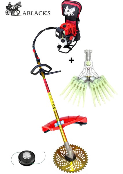 Sırt Tırpan + Tırnaklı Silkeleme Aparatı