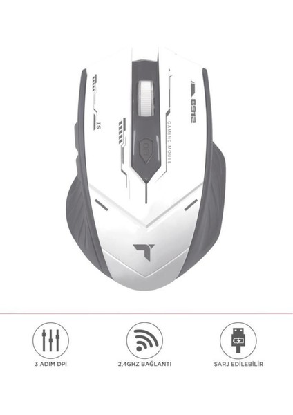 Tm-20 Çift Modlu Kablosuz Oyuncu Mouse Fare