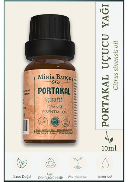 Portakal Uçucu Yağı, %100 saf, 10ml