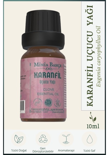 Karanfil Uçucu Yağı , %100 Saf, 10ML