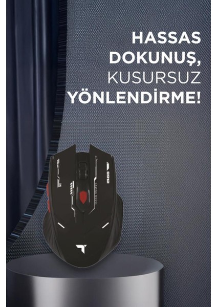 Tm-20 Çift Modlu Kablosuz Oyuncu Mouse Fare modelleri