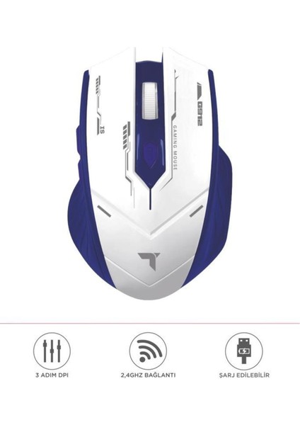 Tm-20 Çift Modlu Kablosuz Oyuncu Mouse Fare