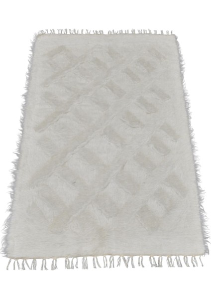 Yeni El Dokuma Tek Renk Tiftik Yün Siirt Kilimi 6285