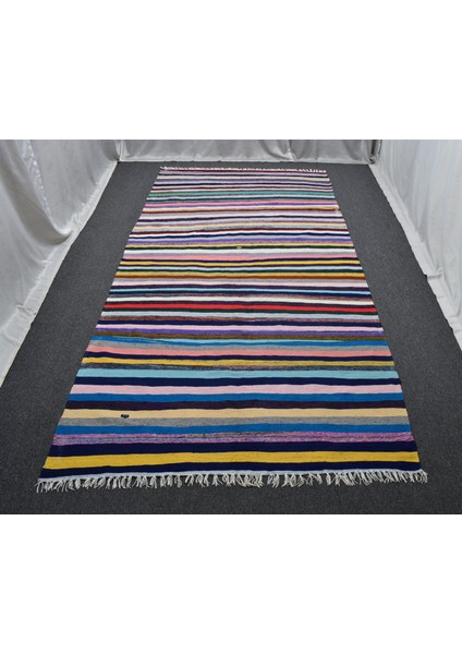 Yeni El Dokuma Yekpare Tek Parça Bukleli Pamuklu Kilim 6286 modelleri