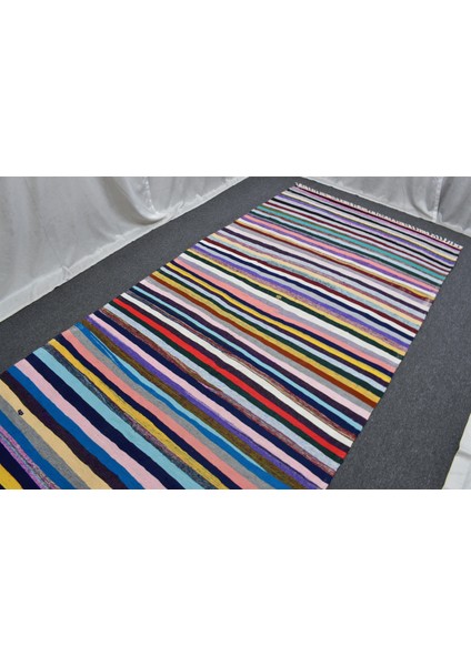 Yeni El Dokuma Yekpare Tek Parça Bukleli Pamuklu Kilim 6286 indirimleri